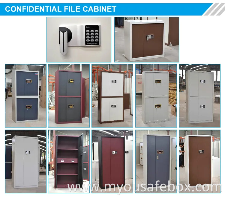 Factory Supply Large Capacity Heavy Fireproof Safe Anti-Theft Metal Safety Box